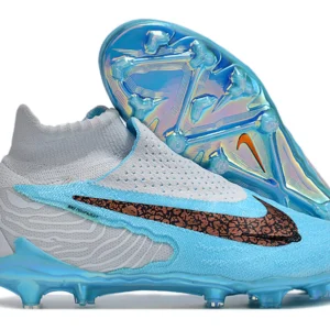 Nike Gripknit Phantom GX Elite Dynamic Fit FG - Azul/Branca