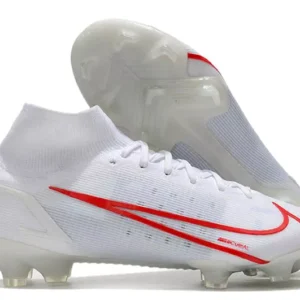 Nike Mercurial Superfly 8 Elite FG - Branca/Vermelha