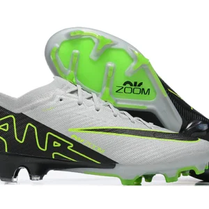 Nike Mercurial Vapor 15 Air Zoom FG - Preta/Branca/Verde