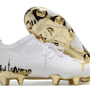 Puma Future 1.3 FG - Branca/Dourada