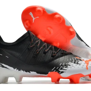 Puma Future 1.3 FG - Preta/Branca/Laranja