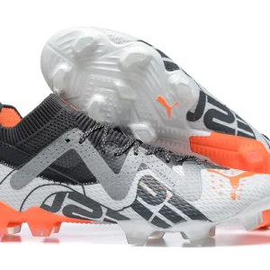 Puma Future Ultimate FG - Cinza/Branca/Laranja
