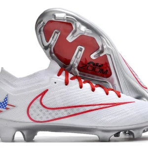 Nike Mercurial Vapor 15 Air Zoom FG - Branca/Vermelha