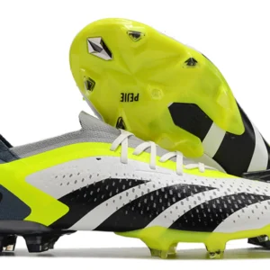 Adidas predator Accuracy.1 FG - Branca/Amarela/Cinza