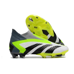 Adidas predator Accuracy+ FG - Preta/Branca/Verde