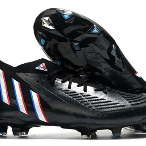 Adidas Predator Edge.1 FG - Preta/Azul/Vermelha