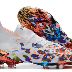 Adidas Predator Freak.1 FG- Branca/Laranja/Azul