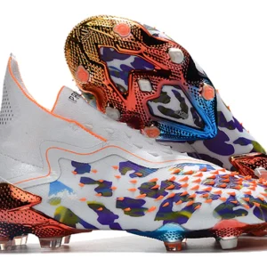 Adidas Predator Freak+FG- Branca/Azul/Laranja