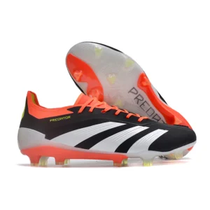 Adidas Predator Predstrike.1 FG - Preta/Branca/Laranja