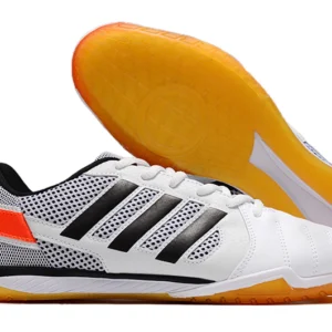 Adidas Top Sala IC - Branca/Preta/Laranja