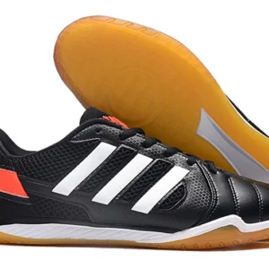 Adidas Top Sala IC - Preta/Branca/Laranja
