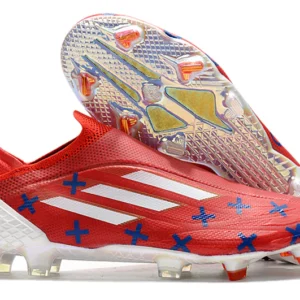 Adidas X Speedflow+ FG - Laranja/Branca/Azul