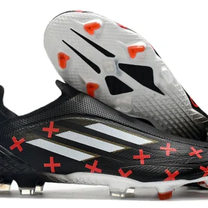 Adidas X Speedflow+ FG - Preta/Branca/Vermelha