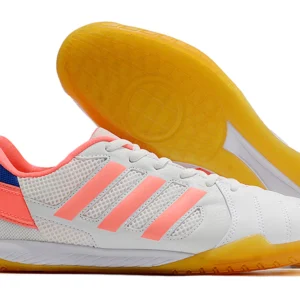 Adidas Top Sala IC - Branca/Laranja/Azul