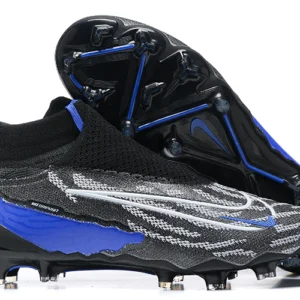 Nike Gripknit Phantom GX Elite Dynamic Fit FG - Preta/Azul/Cinza