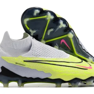 Nike Gripknit Phantom GX Elite Dynamic Fit FG - Preta/Cinza/Verde