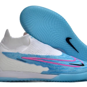 Nike Gripknit Phantom GX Elite IC - Azul/Branca/Rosa