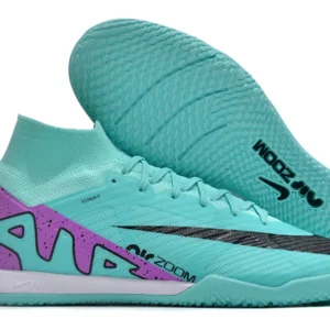 Nike Mercurial Air Zoom Superfly 9 IC - Azul/Roxa
