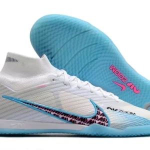 Nike Mercurial Air Zoom Superfly 9 IC - Branca/Azul/Rosa