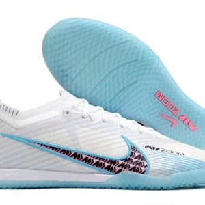 Nike Mercurial Air Zoom Vapor 15 IC - Branca/Azul/Rosa