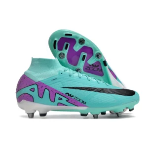 Nike Mercurial Superfly 9 Air Zoom SG-PRO - Verde/Roxa