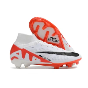 Nike Mercurial Superfly 9 Air Zoom Ultra FG - Branca/Laranja