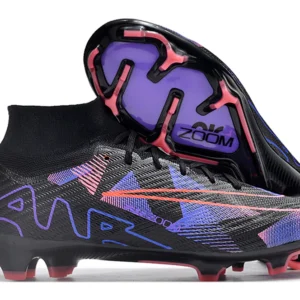 Nike Mercurial Superfly 9 Air Zoom Ultra FG - Preta/Roxa/Laranja