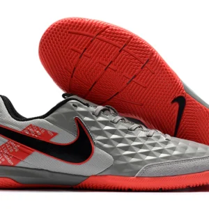 Nike Tiempo Legend 8 IC - Prata/Laranja