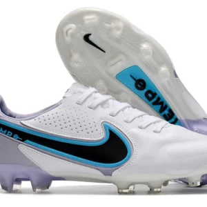 Nike Tiempo Legend 9 Elite FG - Branca/Azul/Cinza