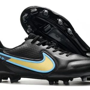Nike Tiempo Legend 9 Elite FG - Preta/Amarela/Azul