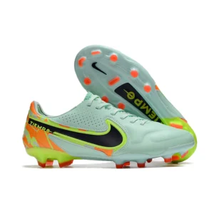 Nike Tiempo Legend 9 Elite FG - Verde/Preto/Laranja