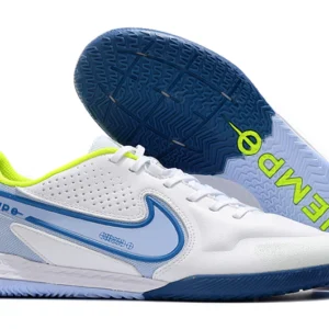Nike Tiempo Legend 9 Elite IC - Branca/Azul/Verde