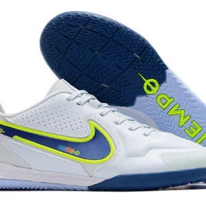 Nike Tiempo Legend 9 Elite IC - Cinza/Verde/Azul