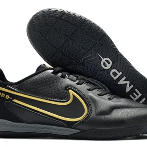 Nike Tiempo Legend 9 Elite IC - Preta/Dourada