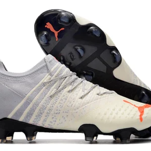 Puma Future 1.3 FG - Cinza/Branca/Laranja