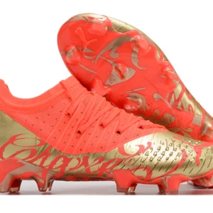 Puma Future 1.3 FG - Laranja/Dourada