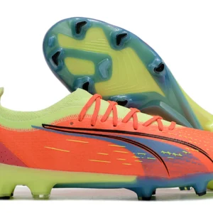 Puma Ultra Ultimate FG - Laranja/Amarela/Azul