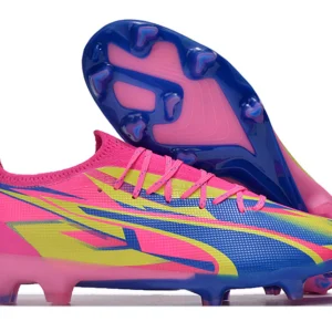 Puma Ultra Ultimate FG - Rosa/Amarela/Azul
