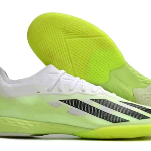 Tênis Futsal Adidas CrazyFast.1 IC Verde, Branco e Preto - Amarela/Preta/Branca
