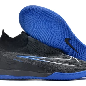 Tênis Futsal Nike Gripknit Phantom GX Elite IC - Azul/Preta