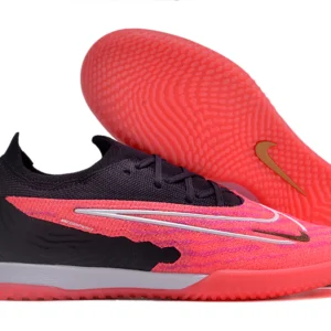 Tênis Futsal Nike Gripknit Phantom GX Elite IC - Rosa/Preta
