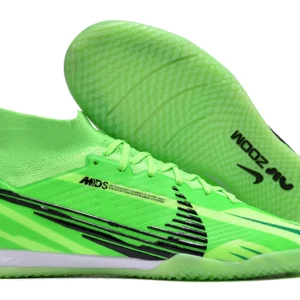 Tênis Futsal Nike Mercurial Air Zoom MDS 8 Superfly 9 IC - Verde/Preta