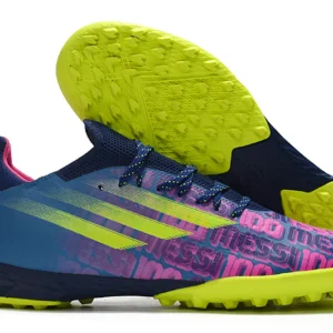 Adidas X Speedflow.1 MESSI TF - Azul/Rosa/Amarela