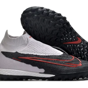 Nike Gripknit Phantom GX Elite Dynamic Fit TF - Branca/Preta/Vermelha