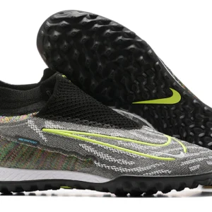 Nike Gripknit Phantom GX Elite Dynamic Fit TF - Cinza/Preta/Amarela