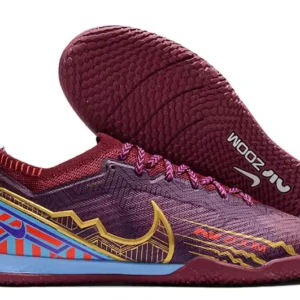 Nike Mercurial Air Zoom Vapor 15 IC - Vinho/Dourada