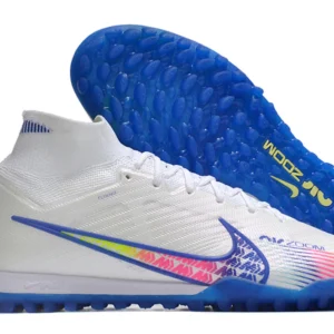 Nike Mercurial Superfly Air Zoom 9 TF - Branca/Azul