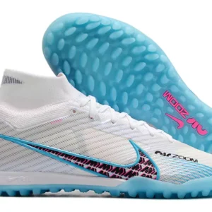 Nike Mercurial Superfly Air Zoom 9 TF - Branca/Azul/Rosa