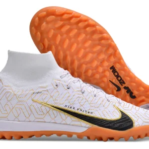 Nike Mercurial Superfly Air Zoom 9 TF - Branca/Dourada/Preta