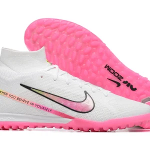 Nike Mercurial Superfly Air Zoom 9 TF - Branca/Rosa